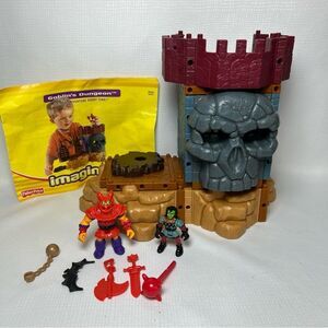 2003 Imaginext Goblin’s Dungeon #78357 With 2 Figures , Incomplete